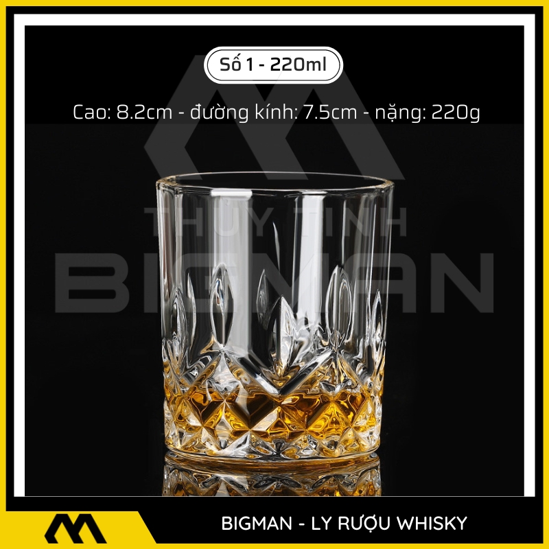 ly thủy tinh đựng rượu mẫu 1