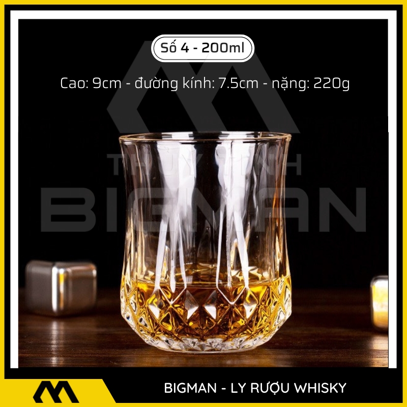 ly thủy tinh đựng rượu mẫu 4