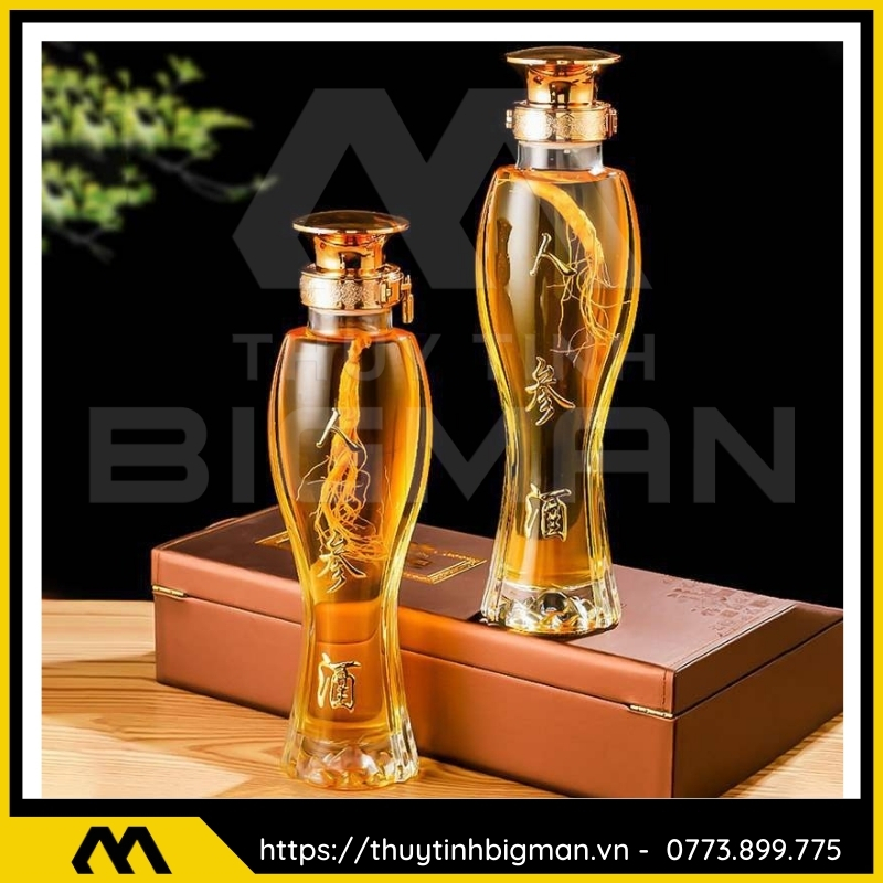 Chai thủy tinh đựng rượu 500ml - sản xuất chai thủy tinh 90