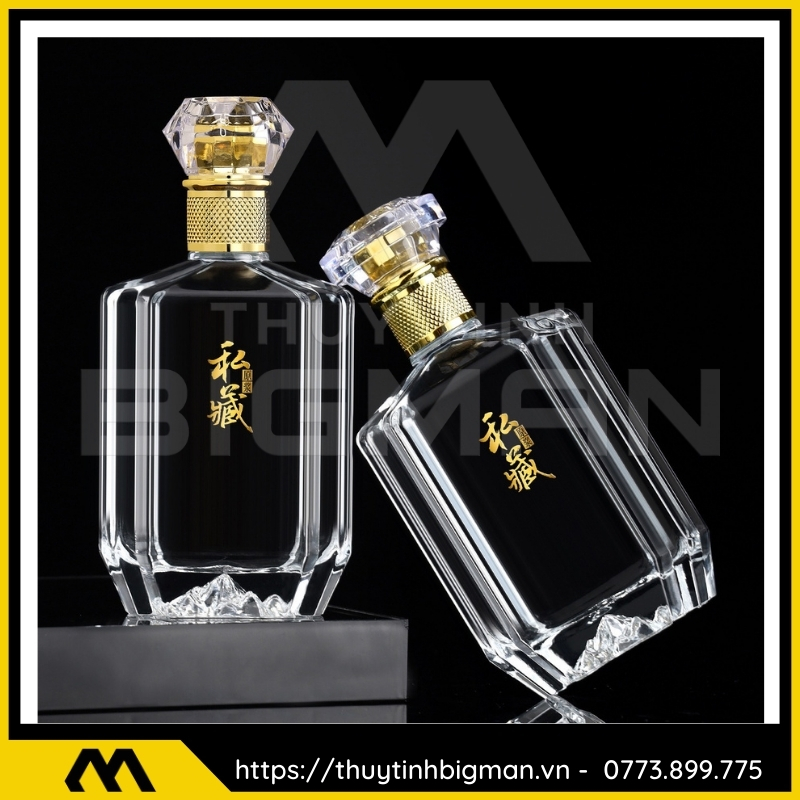 Chai thủy tinh đựng rượu 500ml - sản xuất chai thủy tinh 91