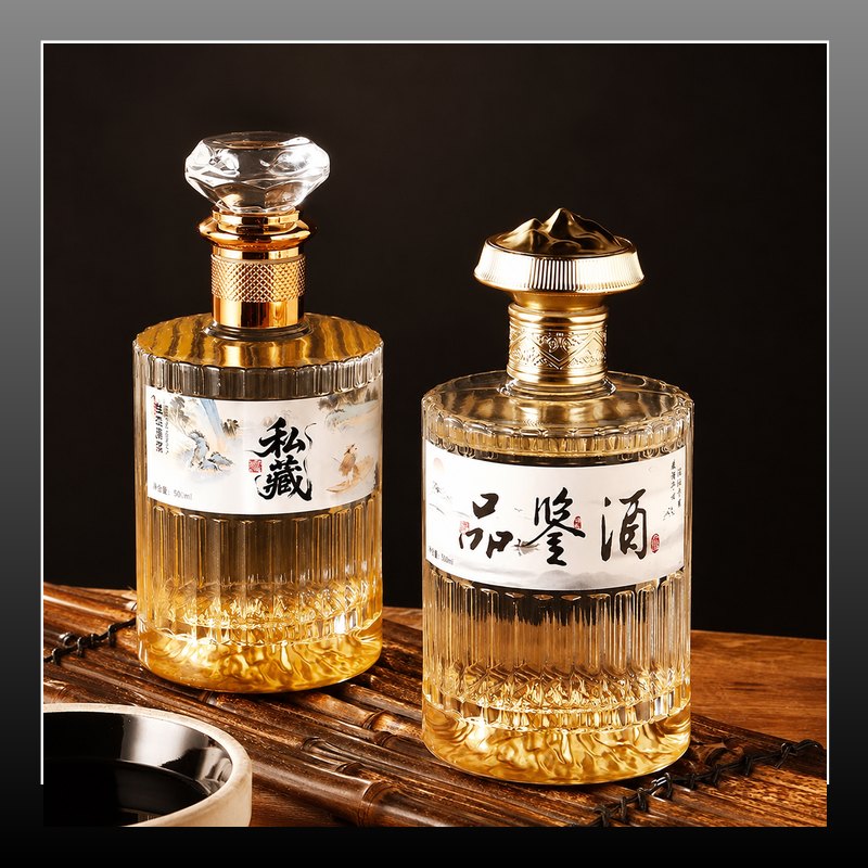 Thủy tinh Bigman - Chai thủy tinh mẫu mới 2026 - Vỏ chai rượu mới nhất mẫu 18
