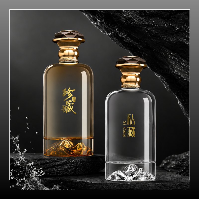 Thủy tinh Bigman - Chai thủy tinh mẫu mới 2026 - Vỏ chai rượu mới nhất mẫu 23