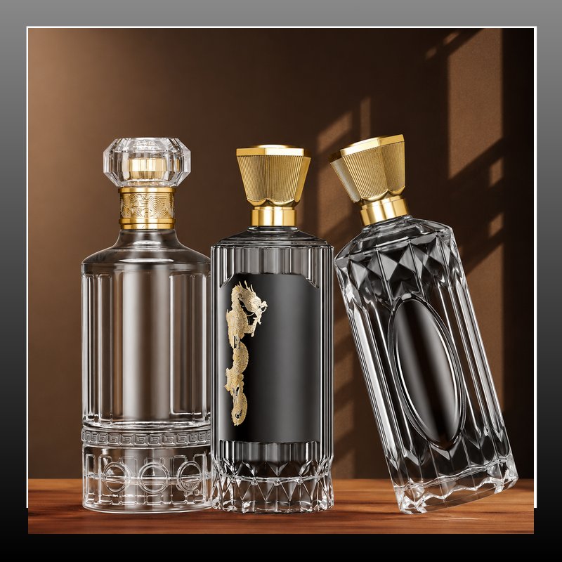 Thủy tinh Bigman - Chai thủy tinh mẫu mới 2026 - Vỏ chai rượu mới nhất mẫu 7