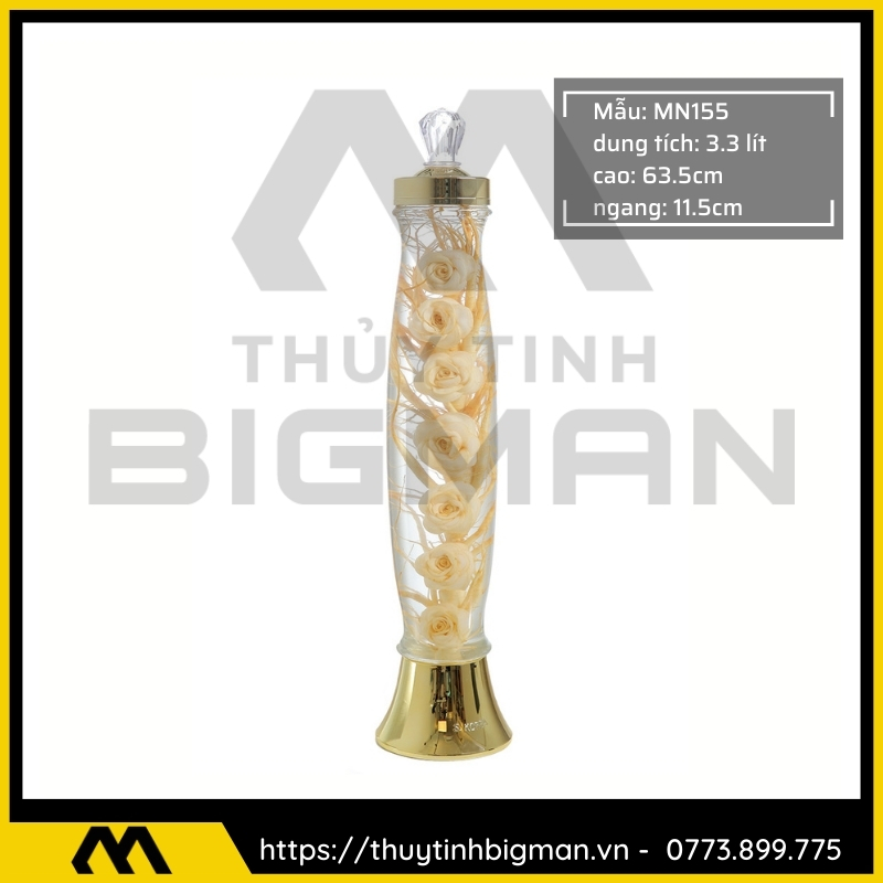 Thủy tinh bigman - Bình sâm Hàn Quốc mẫu 108