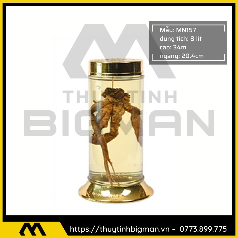 Thủy tinh bigman - Bình sâm Hàn Quốc mẫu 110