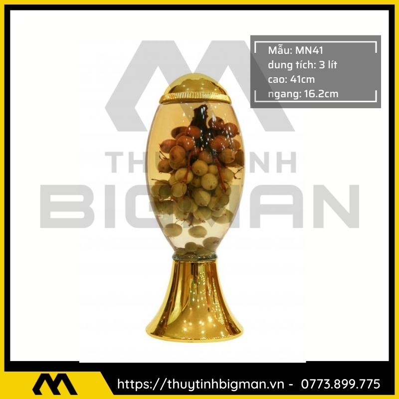 Thủy tinh bigman - Bình sâm Hàn Quốc mẫu 29