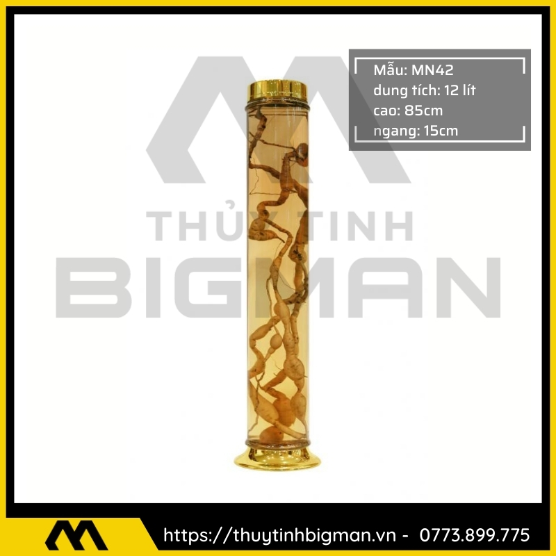 Thủy tinh bigman - Bình sâm Hàn Quốc mẫu 30