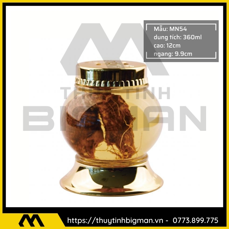 Thủy tinh bigman - Bình sâm Hàn Quốc mẫu 42