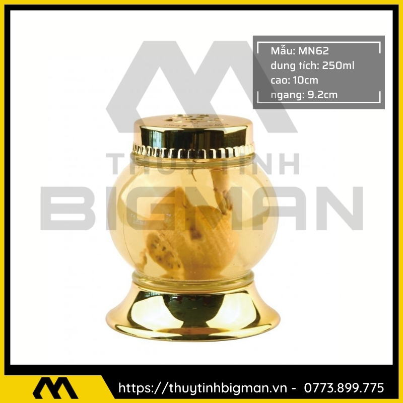 Thủy tinh bigman - Bình sâm Hàn Quốc mẫu 50