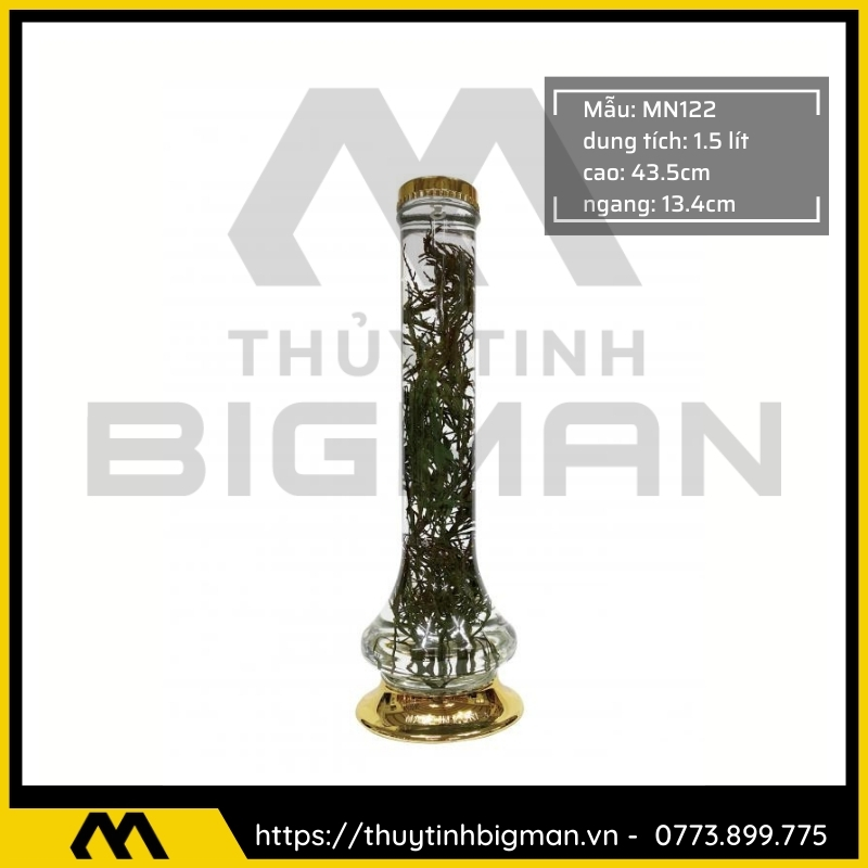 Thủy tinh bigman - Bình sâm Hàn Quốc mẫu 92
