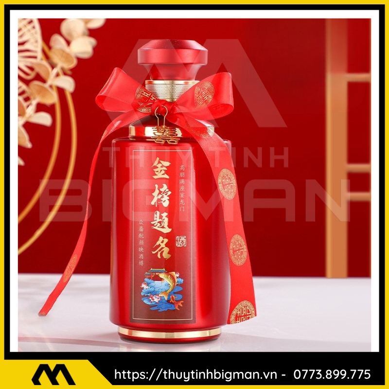 Chai rượu tiệc cưới đẹp